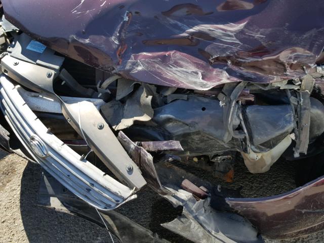 1G1NE52M4V6102838 - 1997 CHEVROLET MALIBU LS 勃艮第红 照片 9