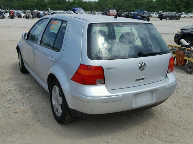 9BWGB61J624054018 - 2002 VOLKSWAGEN GOLF GLS SILVER photo 3