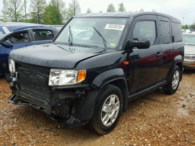 5J6YH28319L002710 - 2009 HONDA ELEMENT LX BLACK photo 2