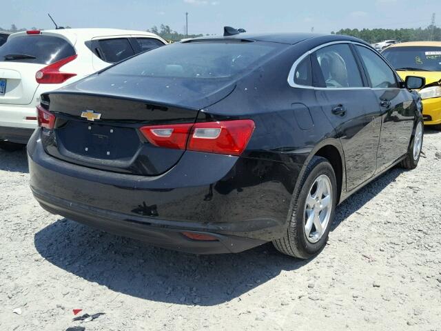 1G1ZB5ST7HF262301 - 2017 CHEVROLET MALIBU LS BLACK photo 4