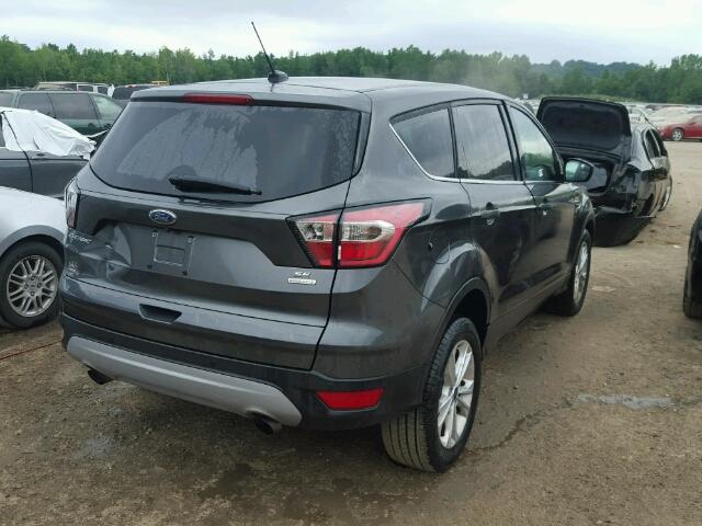 1FMCU0GD6HUA78647 - 2017 FORD ESCAPE SE GRAY photo 4