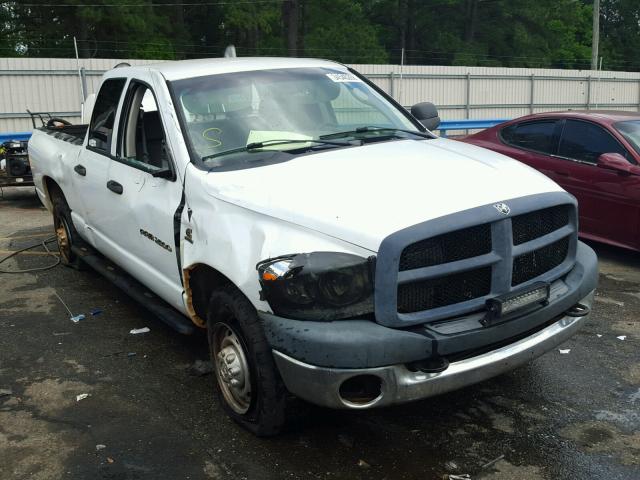 3D7KR28C96G131219 - 2006 DODGE RAM 2500 S WHITE photo 1