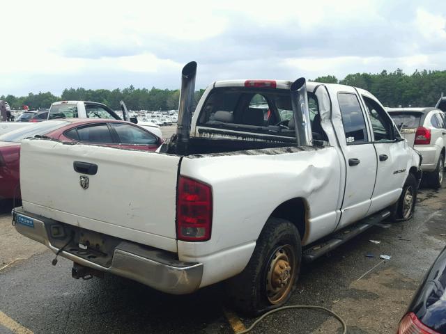 3D7KR28C96G131219 - 2006 DODGE RAM 2500 S WHITE photo 4