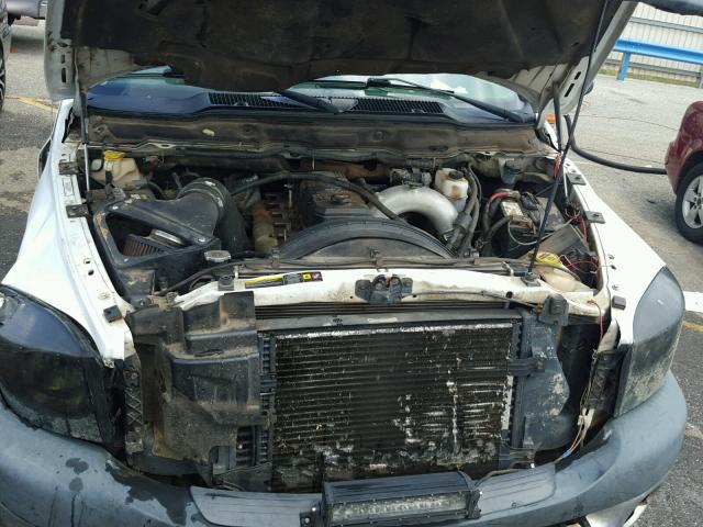 3D7KR28C96G131219 - 2006 DODGE RAM 2500 S WHITE photo 7