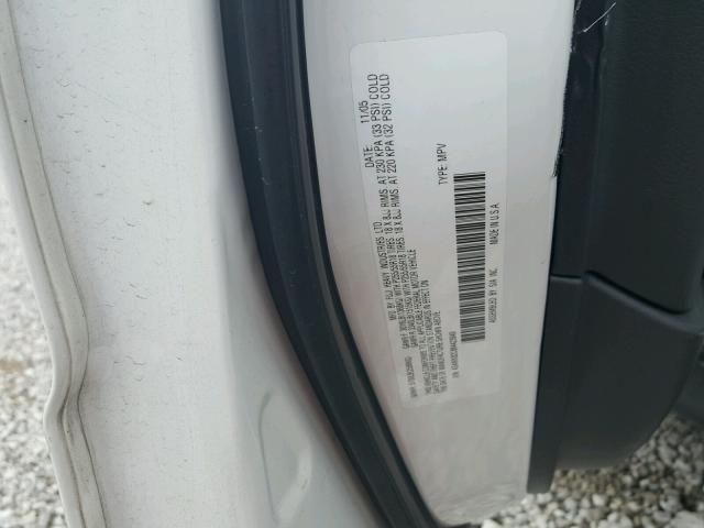 4S4WX82C864423949 - 2006 SUBARU B9 TRIBECA WHITE photo 10