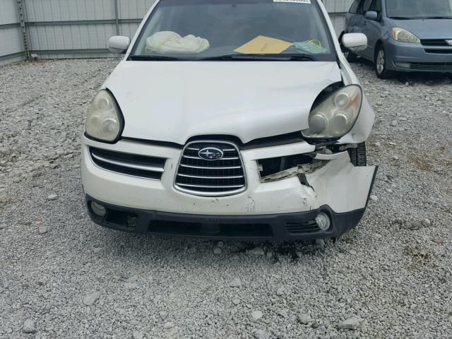 4S4WX82C864423949 - 2006 SUBARU B9 TRIBECA WHITE photo 9