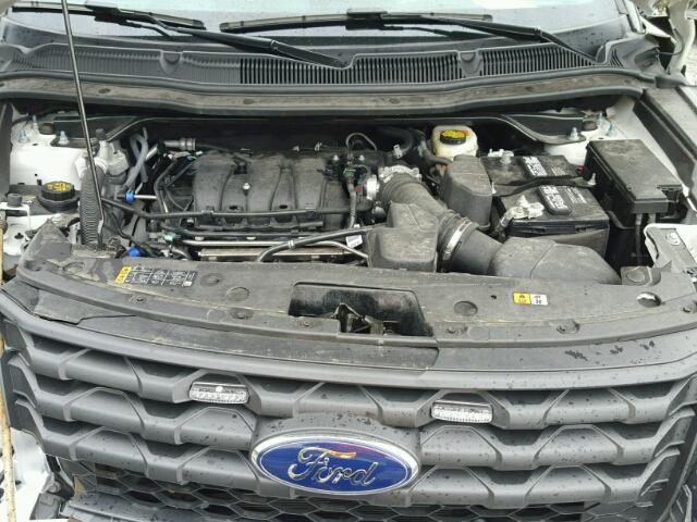 1FM5K8AR1HGD06781 - 2017 FORD EXPLORER P WHITE photo 7