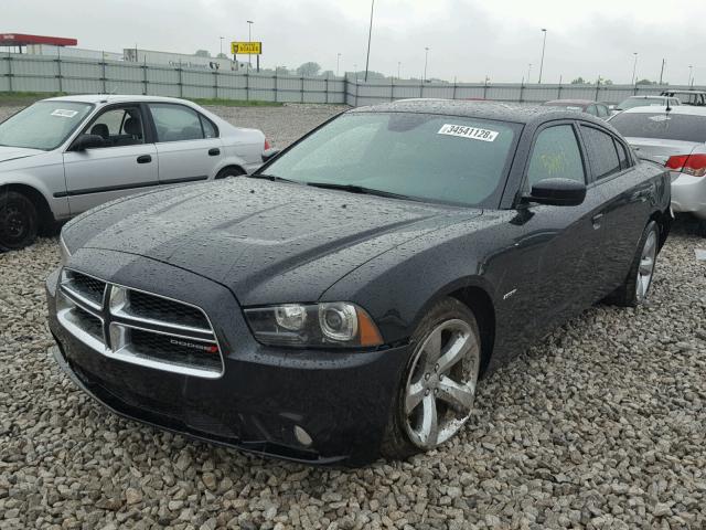 2C3CDXCT0EH154540 - 2014 DODGE CHARGER R/ BLACK photo 2