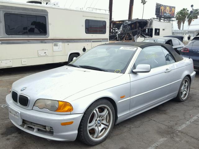 WBABS53421JU84373 - 2001 BMW 330 CI SILVER photo 2