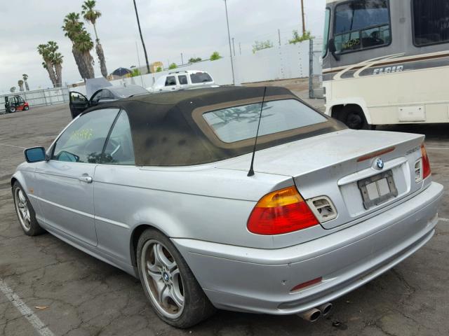 WBABS53421JU84373 - 2001 BMW 330 CI SILVER photo 3