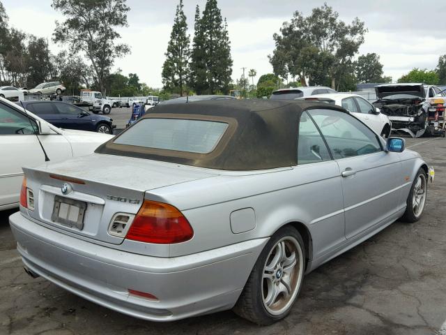 WBABS53421JU84373 - 2001 BMW 330 CI SILVER photo 4
