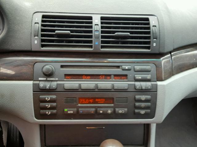 WBABS53421JU84373 - 2001 BMW 330 CI SILVER photo 9