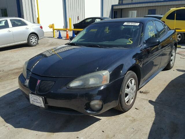2G2WP522341261655 - 2004 PONTIAC GRAND PRIX BLACK photo 2