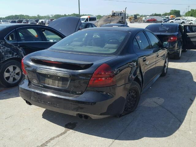 2G2WP522341261655 - 2004 PONTIAC GRAND PRIX BLACK photo 4