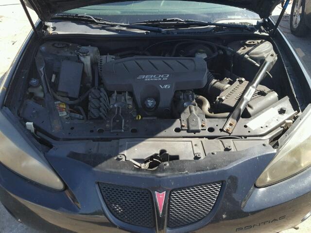 2G2WP522341261655 - 2004 PONTIAC GRAND PRIX BLACK photo 7