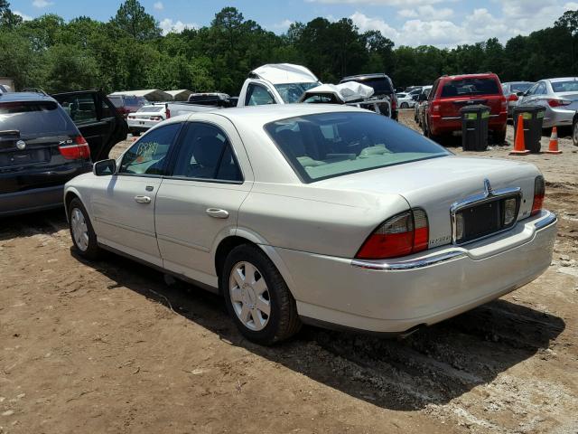 1LNHM86S34Y679313 - 2004 LINCOLN LS WHITE photo 3