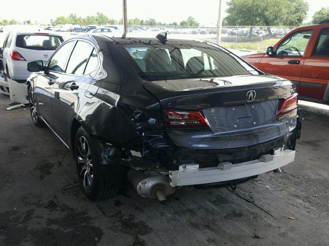 19UUB1F51GA013446 - 2016 ACURA TLX TECH GRAY photo 3