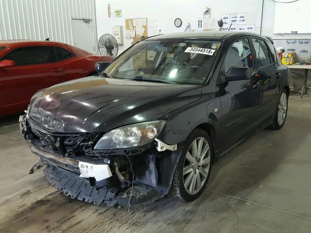 JM1BK34L281821874 - 2008 MAZDA SPEED 3 BLACK photo 2