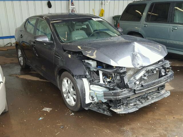 KNAGN4A77B5146868 - 2011 KIA OPTIMA EX CHARCOAL photo 1