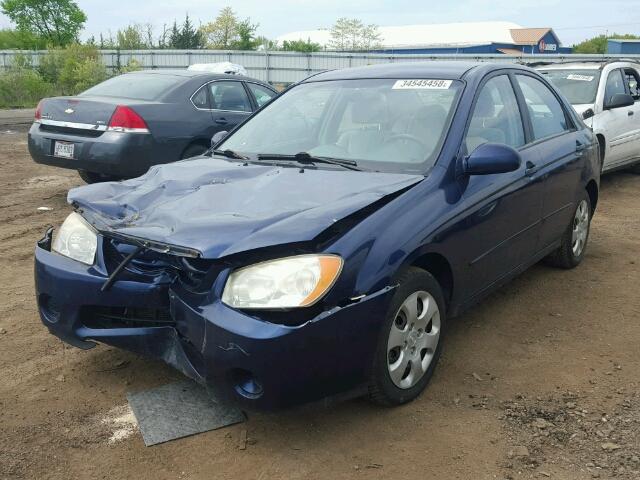 KNAFE121165333145 - 2006 KIA NEW SPECTR BLUE photo 2