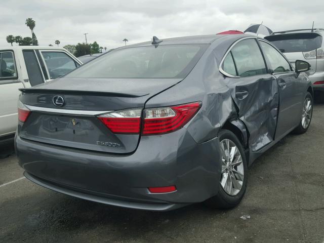 JTHBW1GG1D2029323 - 2013 LEXUS ES 300H GRAY photo 4