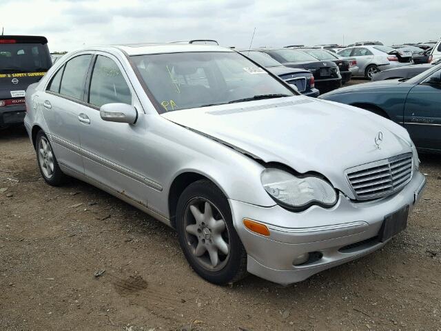 WDBRF84J04F483952 - 2004 MERCEDES-BENZ C 320 4MAT SILVER photo 1