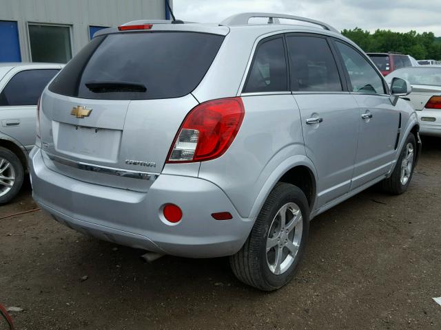 3GNAL3EK2DS579506 - 2013 CHEVROLET CAPTIVA LT SILVER photo 4