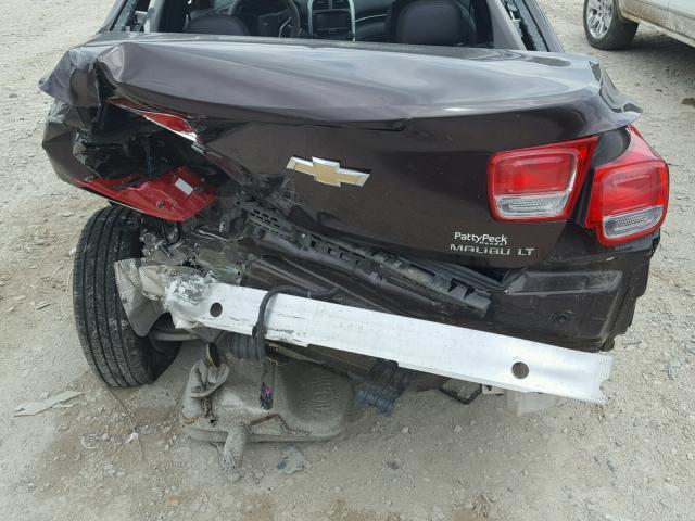 1G11C5SL6FF219897 - 2015 CHEVROLET MALIBU 1LT ბურგუნდია ფოტო 9