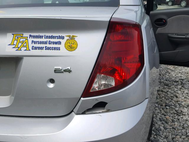 1G8AL55BX6Z116579 - 2006 SATURN ION LEVEL ვერცხლისფერი ფოტო 9