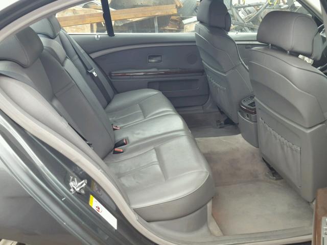 WBAGN63414DS49906 - 2004 BMW 745 LI GRAY photo 6