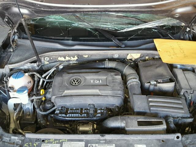 1VWBT7A30EC051485 - 2014 VOLKSWAGEN PASSAT SE GRAY photo 7