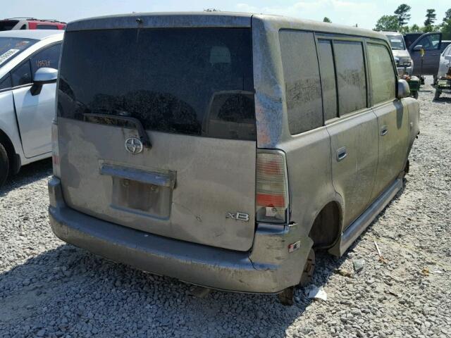JTLKT324864113508 - 2006 TOYOTA SCION XB SILVER photo 4