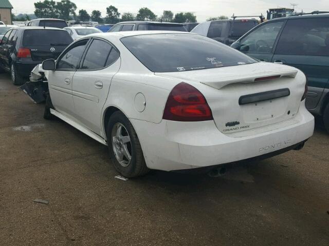 2G2WS522841130087 - 2004 PONTIAC GRAND PRIX WHITE photo 3
