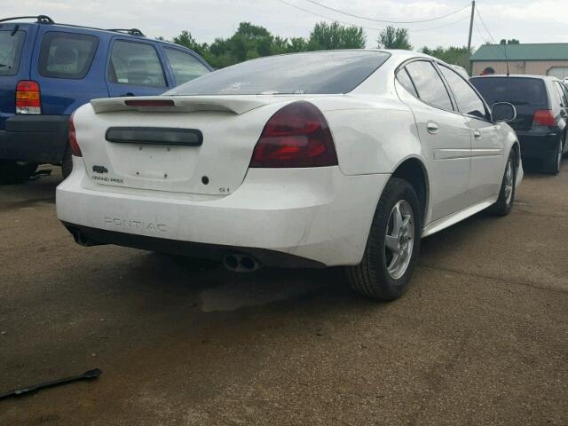 2G2WS522841130087 - 2004 PONTIAC GRAND PRIX WHITE photo 4