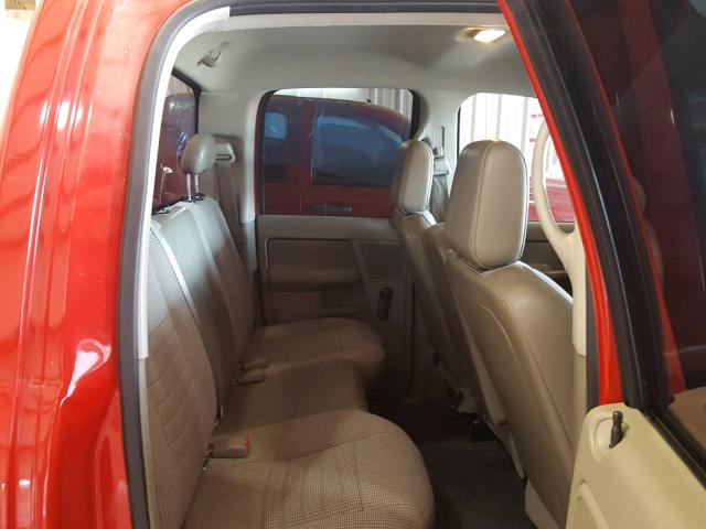 1D7KS28C66J233872 - 2006 DODGE RAM 2500 S RED photo 6