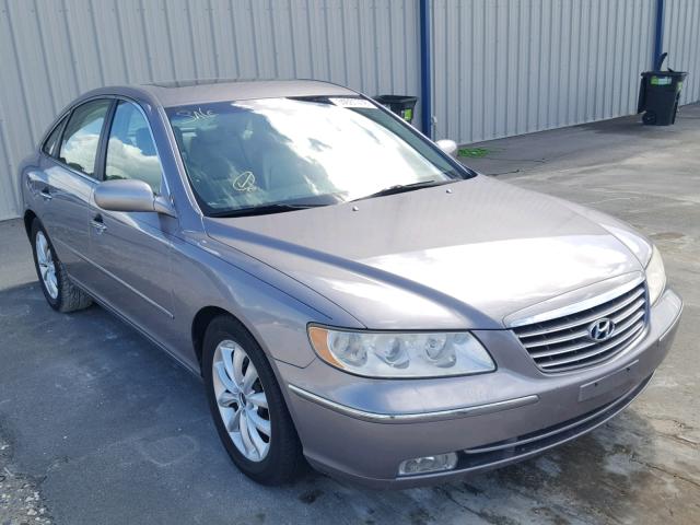 KMHFC46F96A107020 - 2006 HYUNDAI AZERA SE GRAY photo 1