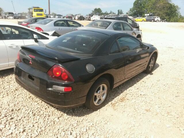 4A3AC34G21E196321 - 2001 MITSUBISHI ECLIPSE RS BLACK photo 4