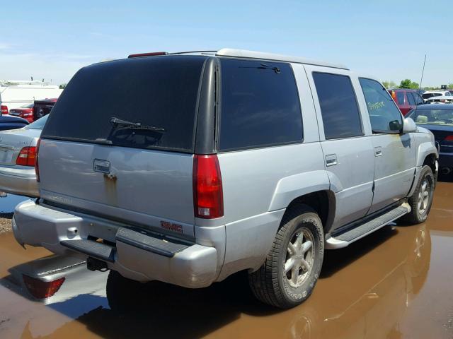 1GKEK13R7YR166849 - 2000 GMC YUKON DENA SILVER photo 4