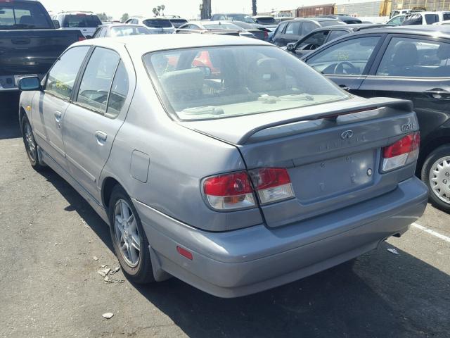 JNKCP11A5YT351419 - 2000 INFINITI G20 GRAY photo 3