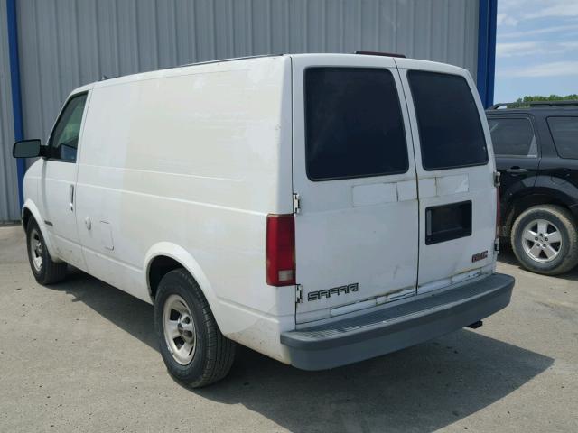 1GTDM19W21B511637 - 2001 GMC SAFARI XT WHITE photo 3