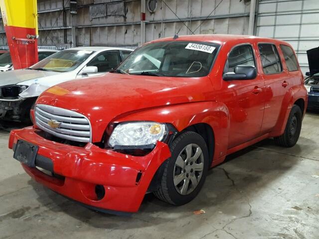 3GNCA13B99S642291 - 2009 CHEVROLET HHR LS RED photo 2