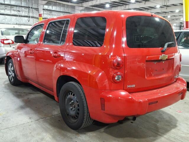 3GNCA13B99S642291 - 2009 CHEVROLET HHR LS RED photo 3
