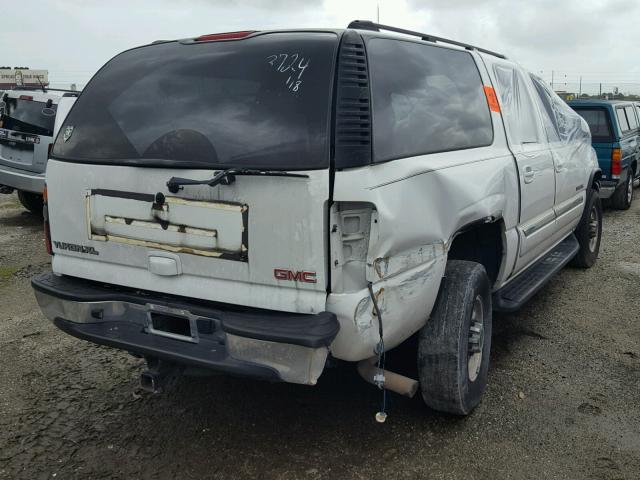 3GKGC26U24G223724 - 2004 GMC YUKON XL C WHITE photo 4