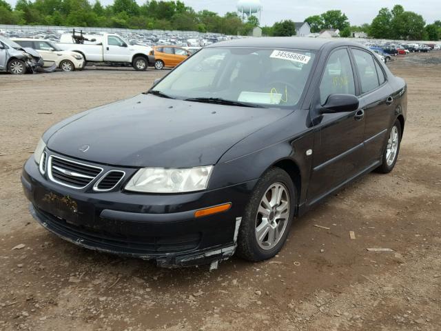 YS3FD49Y671111924 - 2007 SAAB 9-3 2.0T BLACK photo 2