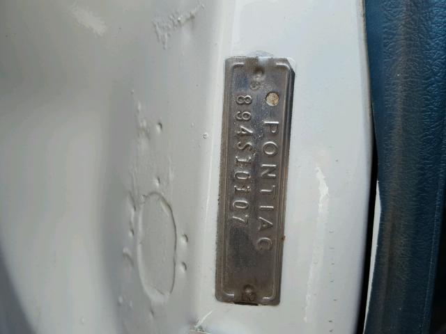 00000000894S10107 - 1964 PONTIAC GRAND PRIX WHITE photo 10