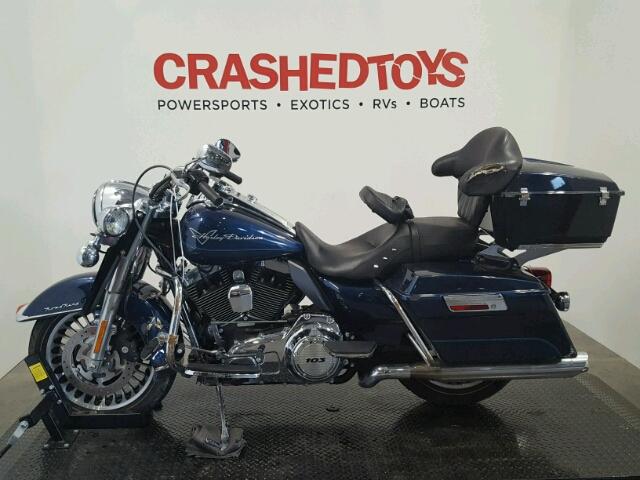 1HD1FBM19CB635758 - 2012 HARLEY-DAVIDSON FLHR ROAD BLUE photo 3