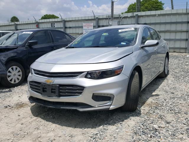 1G1ZE5ST3HF160789 - 2017 CHEVROLET MALIBU LT GRAY photo 2