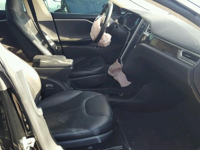 5YJSA1H11EFP43378 - 2014 TESLA MODEL S BLACK photo 5