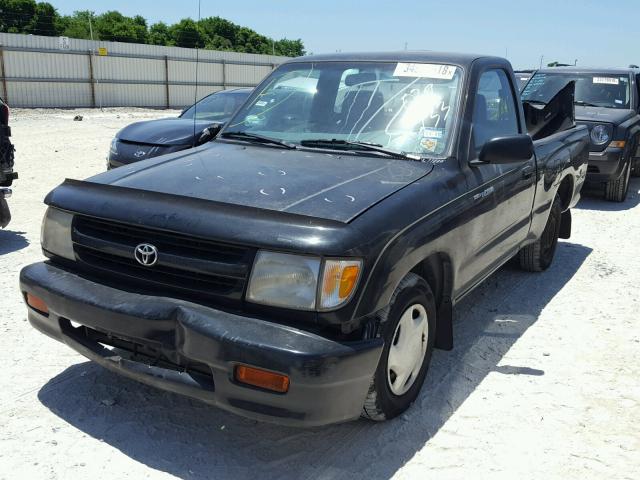 4TANL42N9WZ039733 - 1998 TOYOTA TACOMA BLACK photo 2