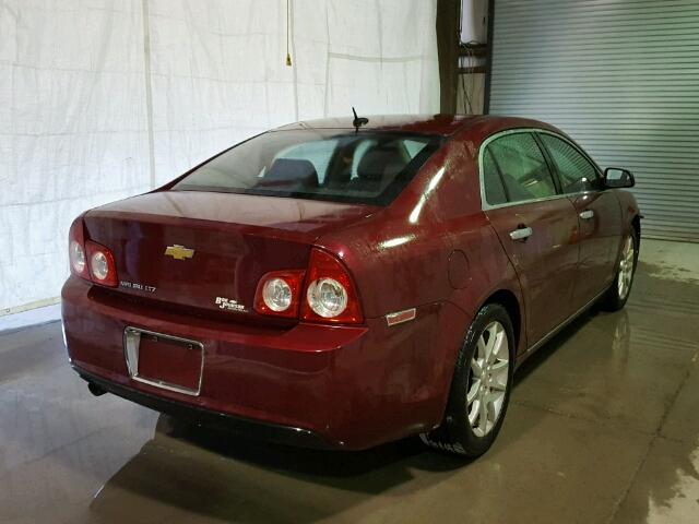 1G1ZE5E1XBF128780 - 2011 CHEVROLET MALIBU LTZ RED photo 4